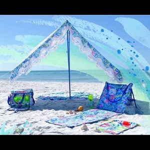 Lilly Pulitzer beach tent
